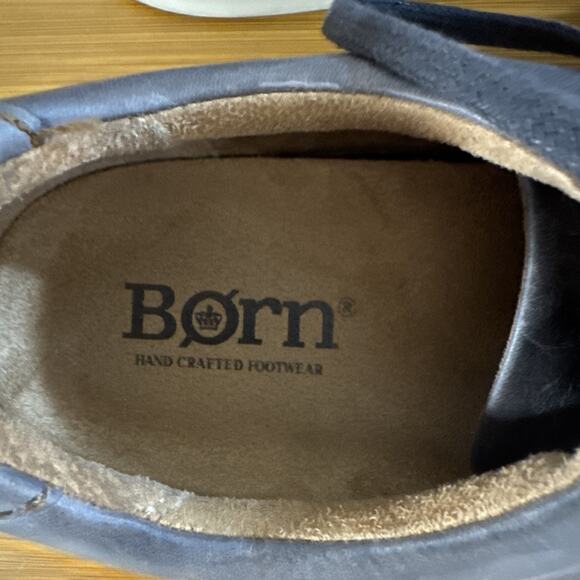 Born Allegheny Men's Sneakers Shoes Size 11.5 Gray Leather Lace Up Low Casual - Picture 7 of 8
